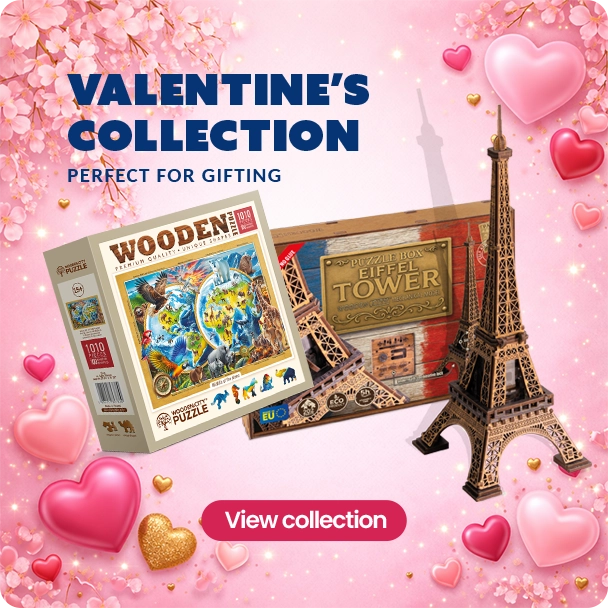 3d-wooden-model-and-wooden-puzzle-merry-christmas-banner Valentine's Day Gift 3D Wooden Romantic Puzzle