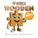 Wooden Puzzle 20 Cat Family in the Meadow 9