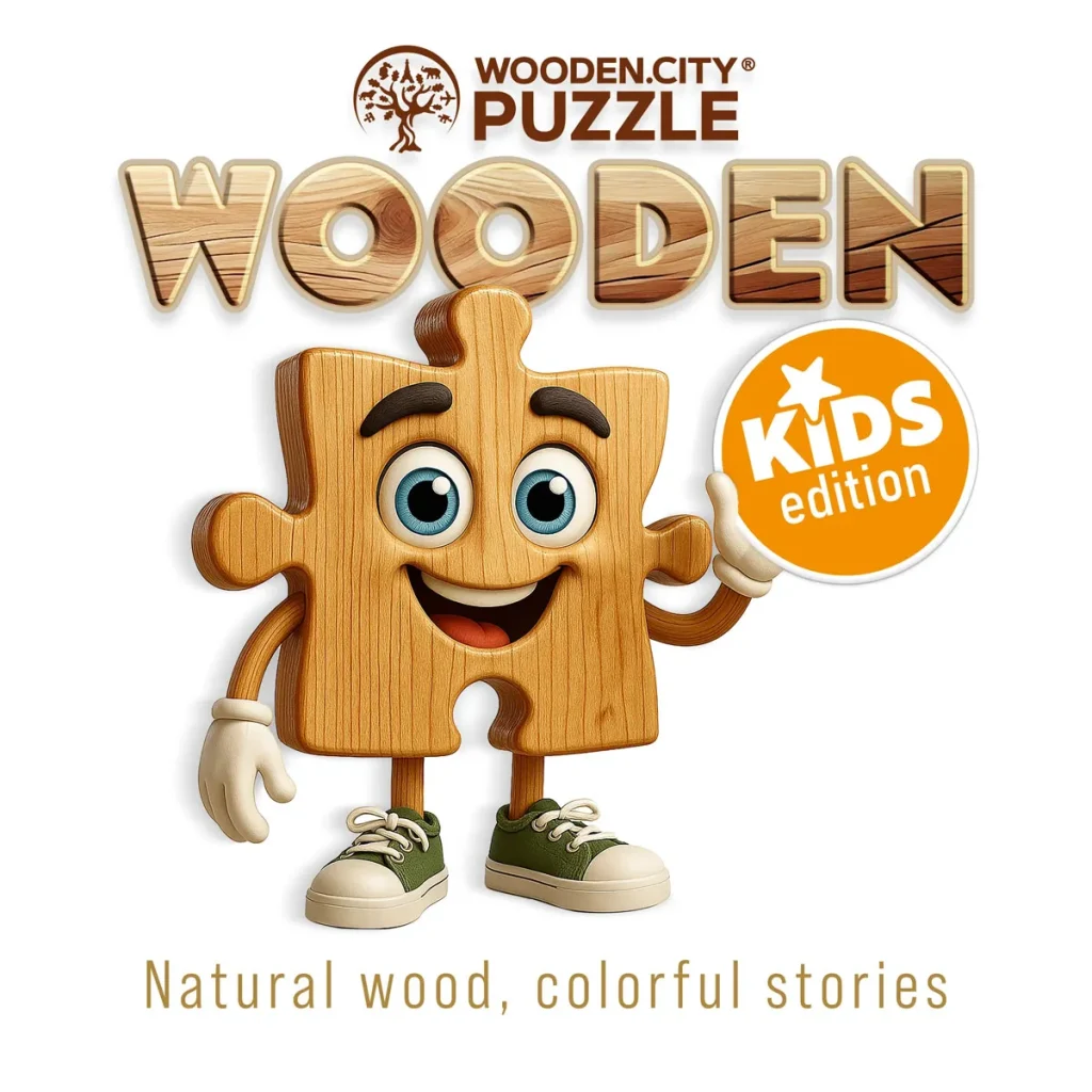 Wooden Puzzle 20 little lion and bunnies 8