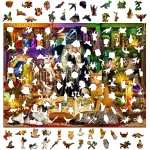 Wooden Puzzle 1000 Magical Library 10