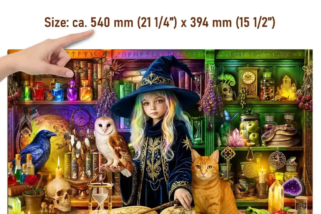 Wooden Puzzle 1000 Magical Library 1_1