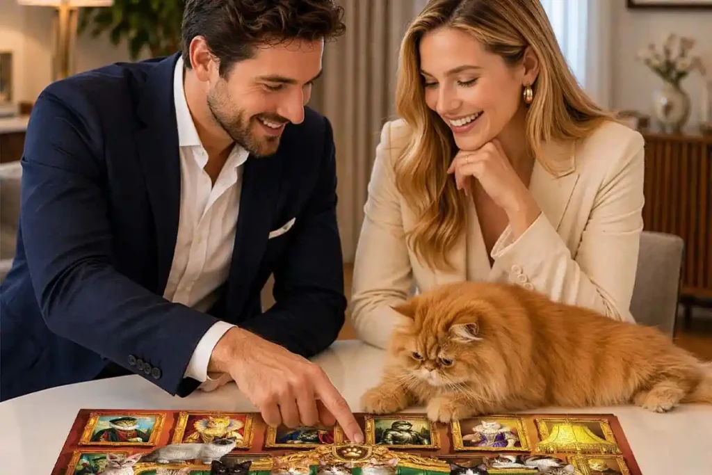 Wooden Puzzle 1000 Royal Cats Opis 2
