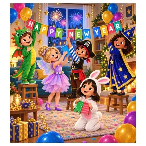 Wooden Puzzle 20 New Year’s Fun 2