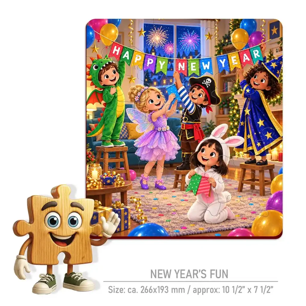 Wooden Puzzle 20 New Year’s Fun 4