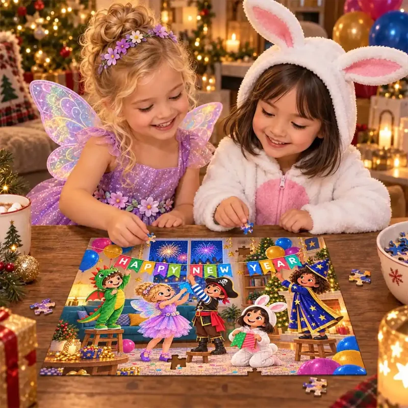 Wooden Puzzle 20 New Year’s Fun 6