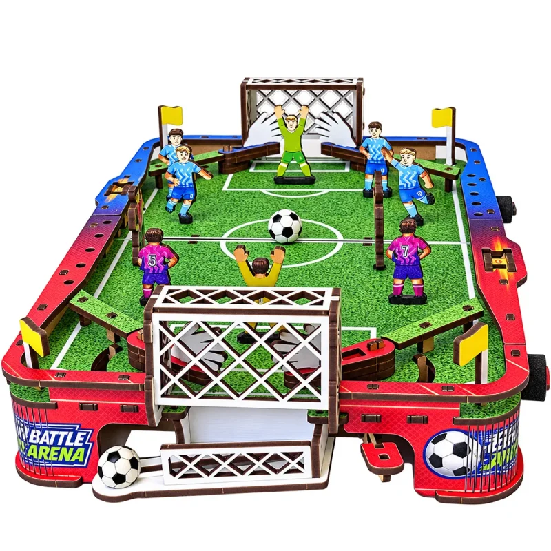 3D Wooden Puzzle Football Battle Arena 9