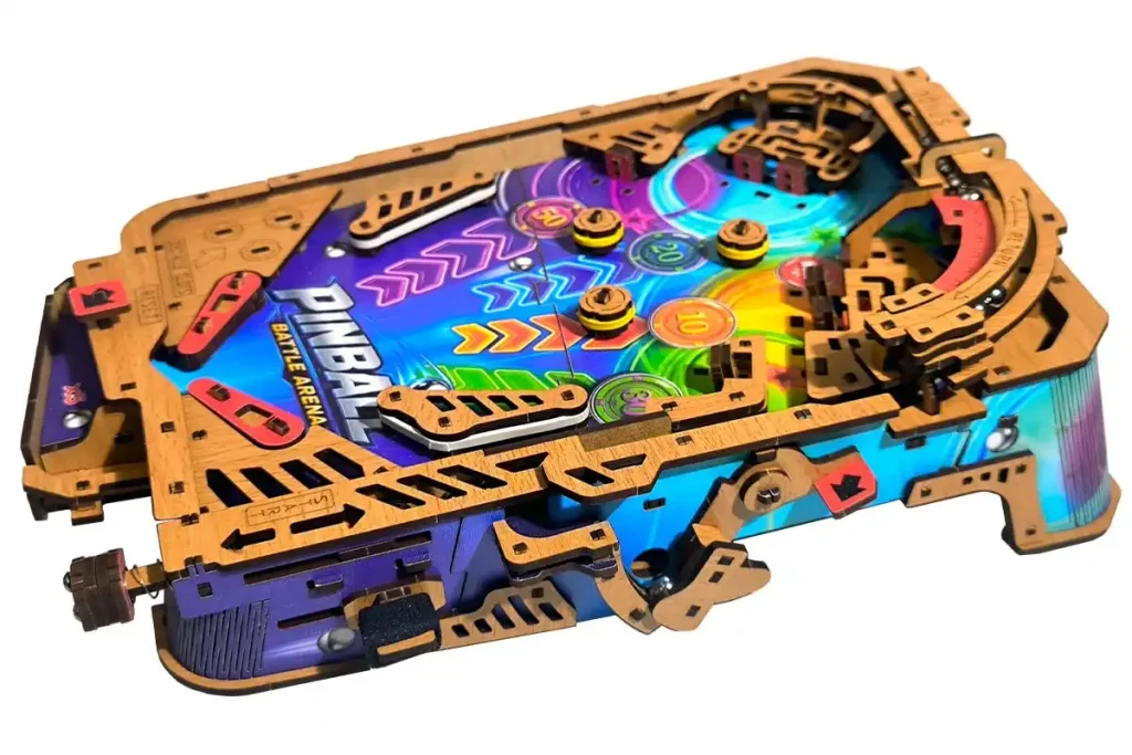 3D Wooden Puzzle Pinball Battle Arena Opis 4