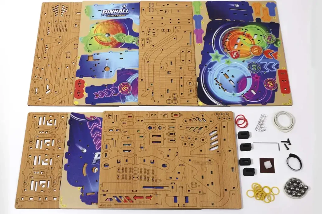 3D Wooden Puzzle Pinball Battle Arena Opis 5
